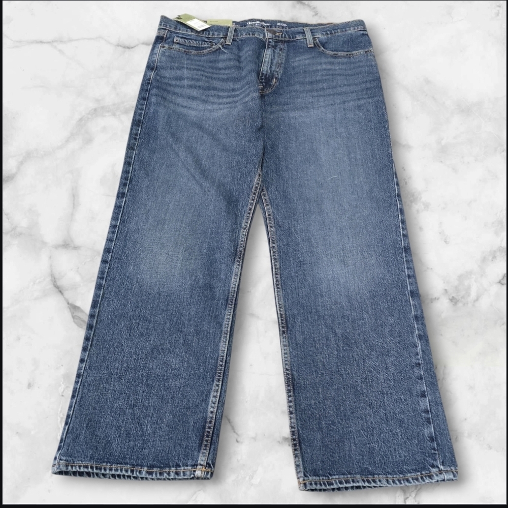 NWT Men's GoodFellow &Co Total Flex  Bootleg Jeans (SIZE:38X30)